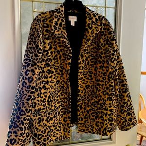 Chicos cheetah jacket
